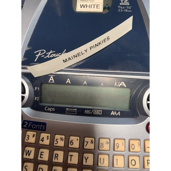 Brother P Touch Model PT-1880 2 Font Label Maker Tested with Labels - Picture 4 of 12